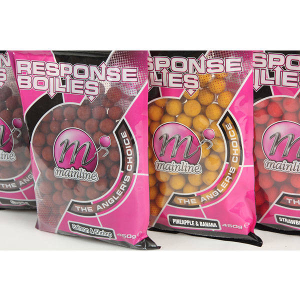MAINLINE BOILIES RESPONSE 15MM STRAWBERRY 450G