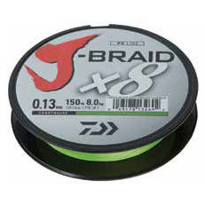 XX FIR DAIWA J-BRAID X8 CHARTREUSE 016MM/9,0KG/300M