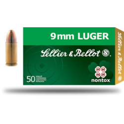 SELLIER & BELLOT 9X19 NON TOX/FMJ/7,5G