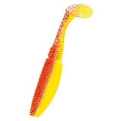 ROLLING SHAD 7,5CM/4G YELLOW RED GLITTER 10BUC/PL
