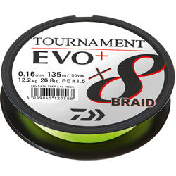 TOURNAMENT 8XBRAID EVO+ CHART. 008MM/4,9KG/135M