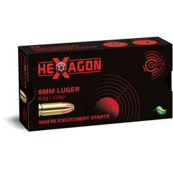 GECO 9X19 LUGER /HEXAGON/8,0G