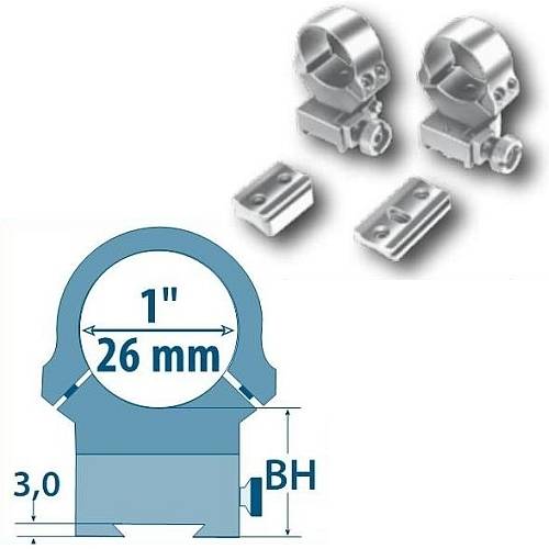 ARROW INT. PRINDERE FIXA ARGO D=26MM/H=17,5MM