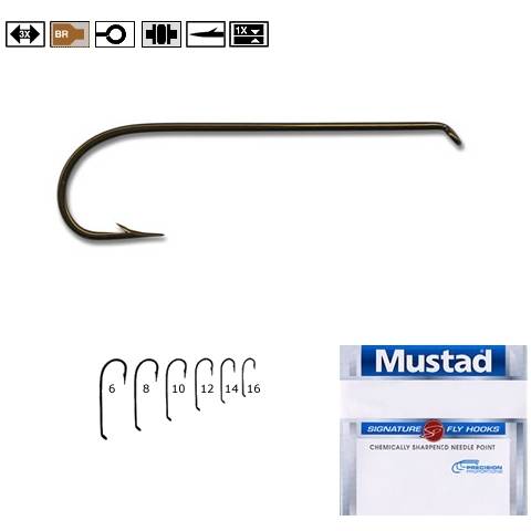 MUSTAD CIRLIG BRONZ,FORJAT,PENTRU MUSCA.