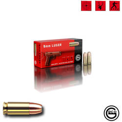 GECO CARTUS 9MM LUGER/JHP/7,5G