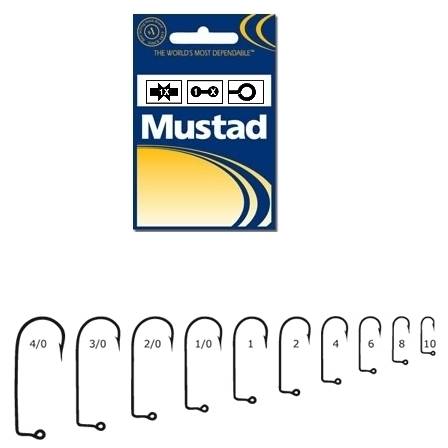 MUSTAD CIRLIG NEGRU NI PENTRU TWISTER.