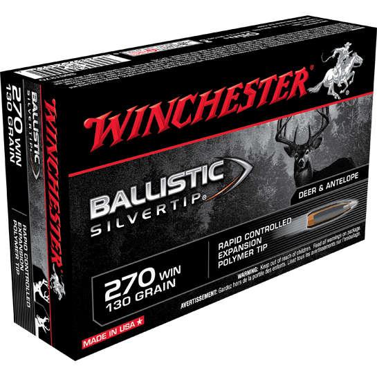 WINCHESTER CARTUS .270WIN.BALLISTIC SILVERTIP.8,42G