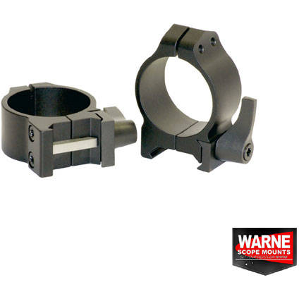 WARNE SCOPE MOUNTS XX SET RING QUICK WEAVER 30MM OBIECTIV 24-42MM