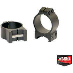 WARNE SCOPE MOUNTS XX SET RING WEAVER 30MM OBIECTIV 24-42MM