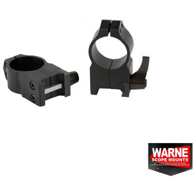 WARNE SCOPE MOUNTS XX SET RING QUICK WEAVER 30MM OBIECTIV 56-62MM