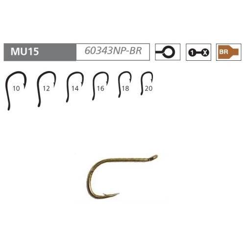 MUSTAD CIRLIG FEEDER CU OCHET MU15 BR nr.10