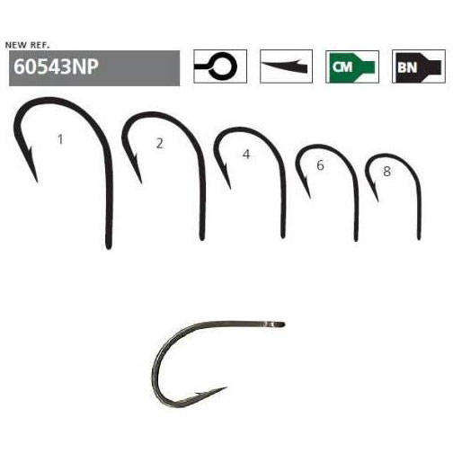 XX CARLIG MUSTAD CRAP XV2 CONTINENTAL REVERS BL.MAT 10BUC/PL