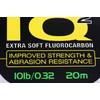 XX FIR FLUOROCARBON IQ EXTRA SOFT 12LBS/20M KORDA