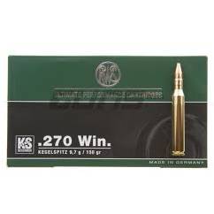 XX CARTUS RWS 270WIN/KS/9,7G