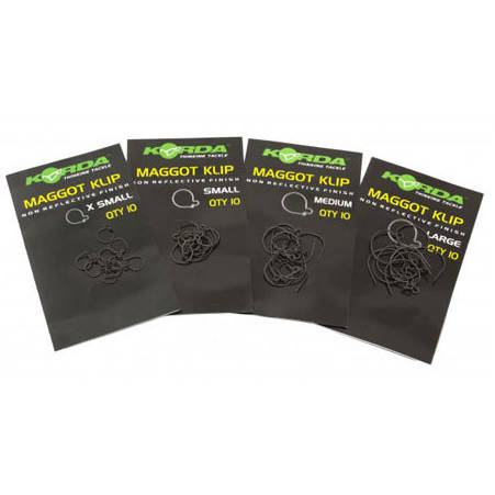 XX MAGGOT CLIP KORDA MAR. L 10BUC/PL