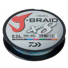 DAIWA J-BRAID X8 MULTICOLOR 006MM/4KG/150M