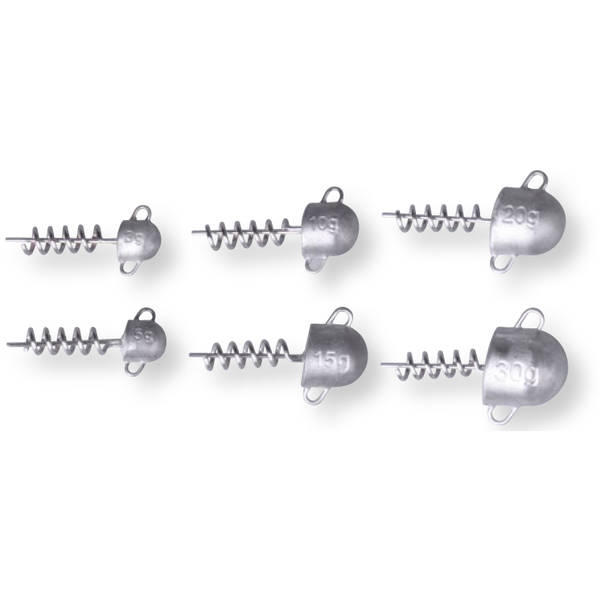 SAVAGE GEAR JIG CORK SCREW HEADS 3G 3BUC