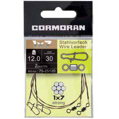 accesoriu pescuit rapitor CORMORAN STRUNA 1X7 30CM/9KG 2BUC/PL