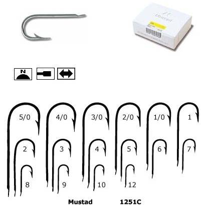 MUSTAD CIRLIG TIJA LUNGA,PROTECTIE ANTICOROZIVA.