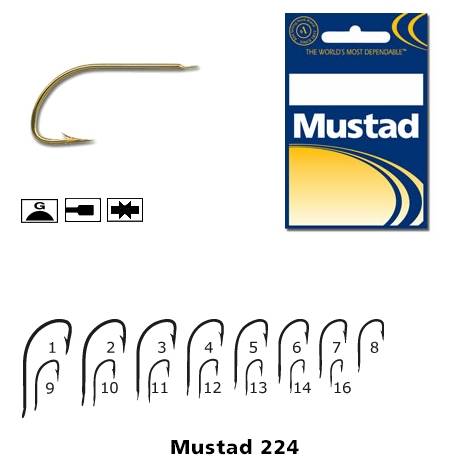 MUSTAD CIRLIG CRISTAL,AURIU.