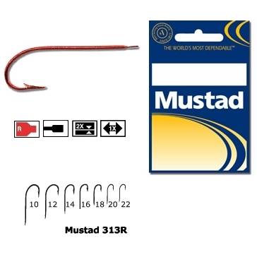 MUSTAD CIRLIG CONCURS,ROSU,TIJA LUNGA .