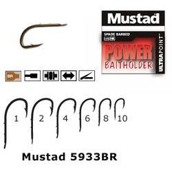 XX CARLIG MUSTAD BR. FORJAT REVERS 2 SPINI 10BUC/PL