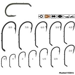 MUSTAD CIRLIG BRONZ,OCHI,2 SPINI,REZISTENT .