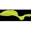 MISTER TWISTER GRUB 8CM VERDE/GLITER 4BUC/PLIC