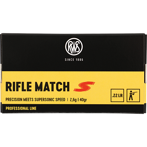RWS 22LR / RIFLE MATCH S / 2,6G