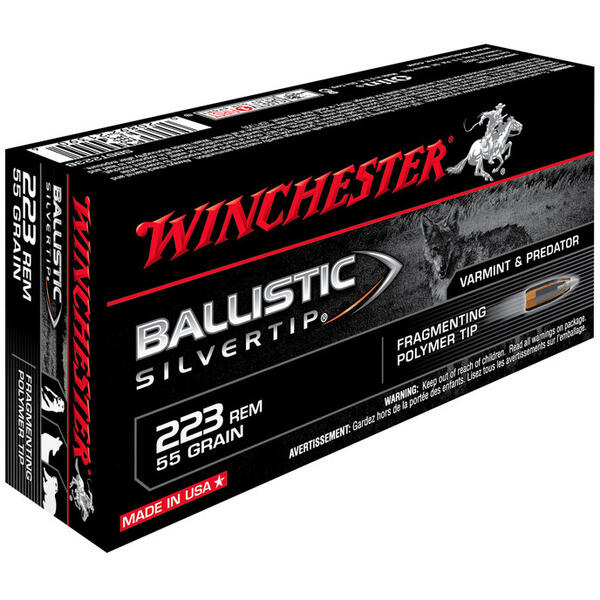 WINCHESTER CARTUS.223REM.BALISTIC SILVERTIP.3,56G