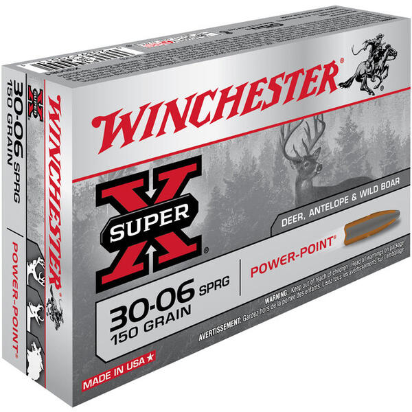 WINCHESTER CARTUS 30.06SPRG.POWER POINT.9,7G