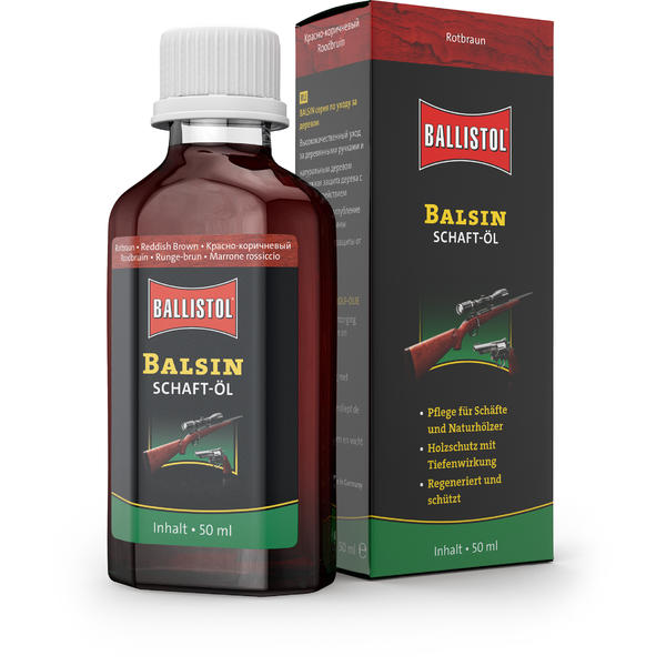 BALLISTOL FLACON ULEI LEMN MARO ROSCAT BALSIN 50ML