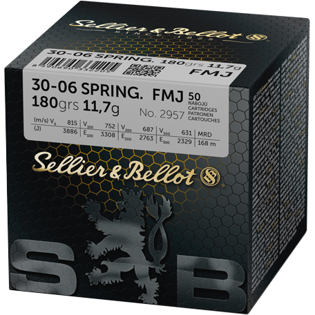 SELLIER & BELLOT 30.06 / FMJ / 11,7G 50BUC/BOX