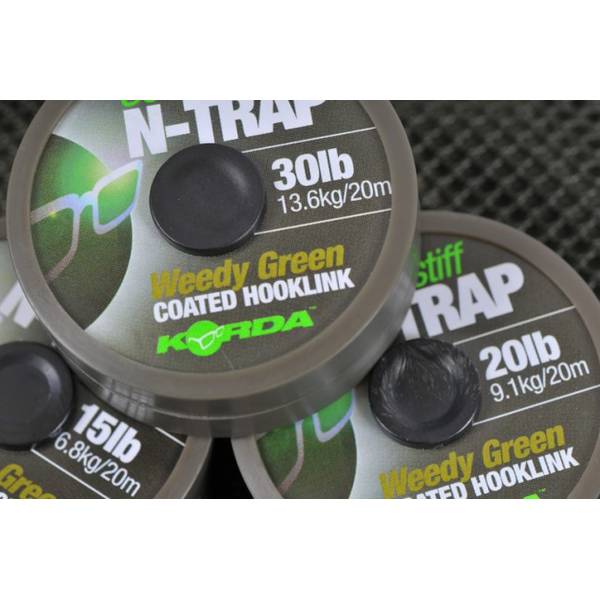 XX FIR KORDA N-TRAP SEMI STIFF COATED VERDE 20M/15LBS