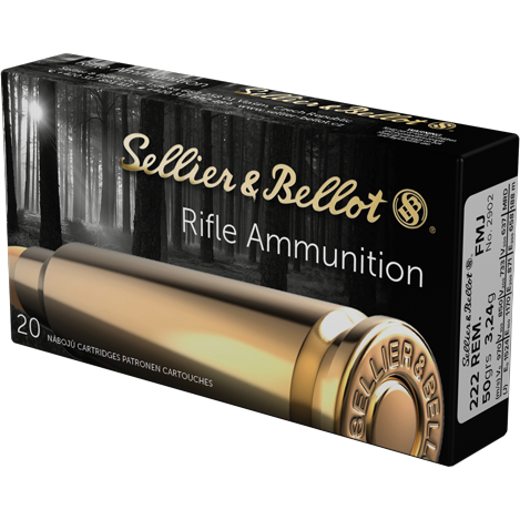 SELLIER & BELLOT 222 REM / FMJ / 3,24G 50BUC/BOX