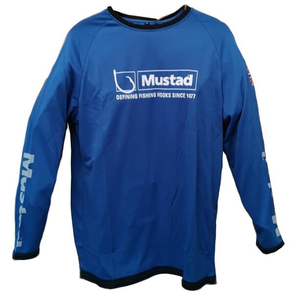 MUSTAD TRICOU MANECA LUNGA ALBASTRU MAR.L