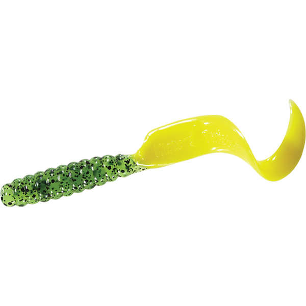 MISTER TWISTER VIERME 10CM LIME BLACK/YELLOW 5BUC/PLIC