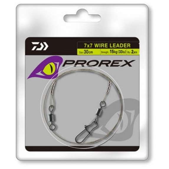 accesoriu pescuit rapitor DAIWA STRUNA  PROREX 7X7 30CM/10KG 2BUC/PL