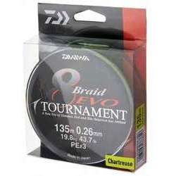 XX FIR DAIWA TOURNAMENT X8 EVO CHART 026MM/19,8KG/135M