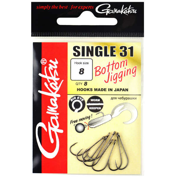 GAMAKATSU CARLIG PENTRU JIG SINGLE 6BUC/PL