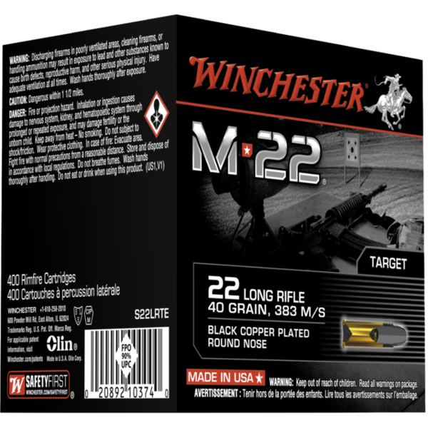 WINCHESTER 22LR/LEAD ROUND NOSE/2,59G