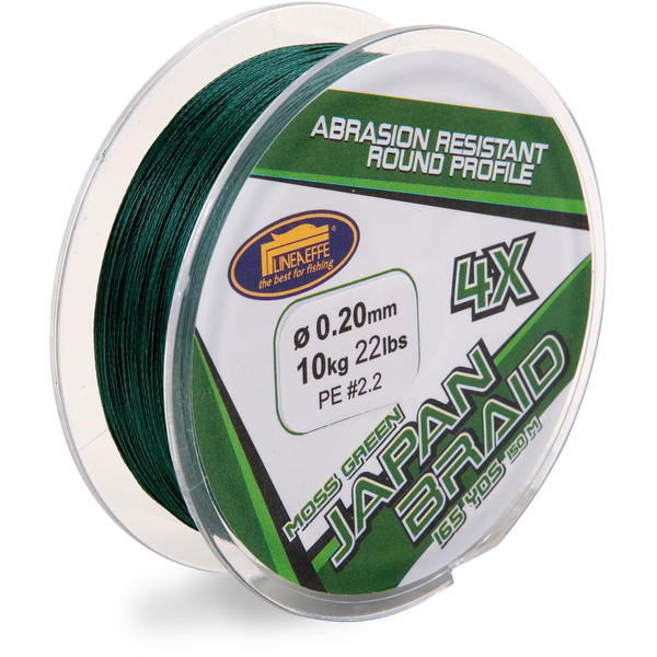 LINEAEFFE JAPAN BRAID X4 0,08MM/3,7KG 150M VERDE