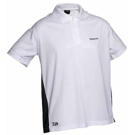 XX TRICOU DAIWA POLO ALB MAR.L