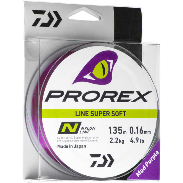 XX FIR DAIWA PROREX SUPER SOFT 016MM/2,2KG/135M ROSU