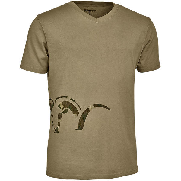 BLASER TRICOU LOGO V SAND MAR.3XL