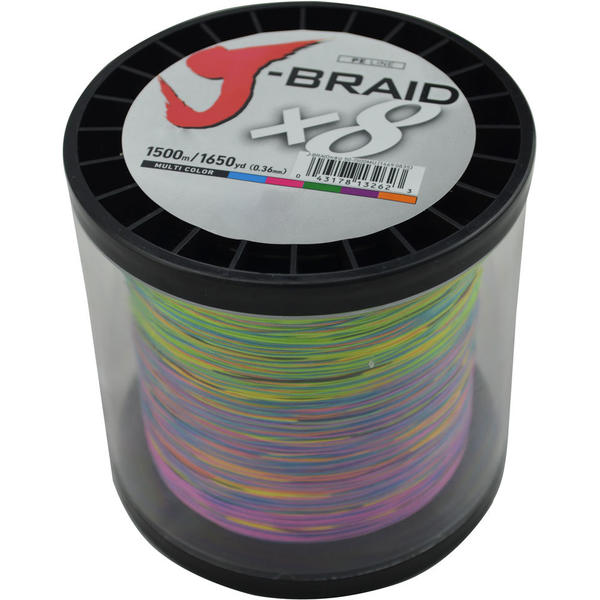 XX FIR DAIWA J-BRAID X8 MULTICOLOR 042MM/13KG/1500M