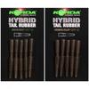 XX TUB CONIC KORDA SIGURANTA TAIL RUBER 10BUC/PL CLAY/GRAVEL