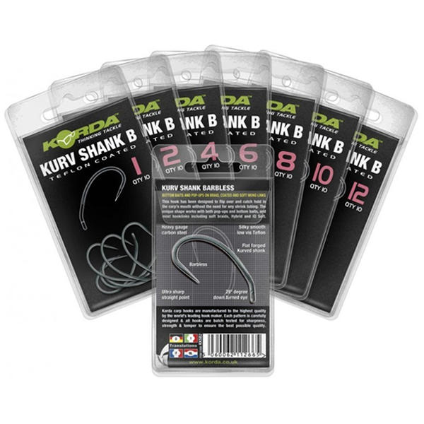 KORDA CARLIG KURV SHANK BARBLESS NR.4 10BUC/PL