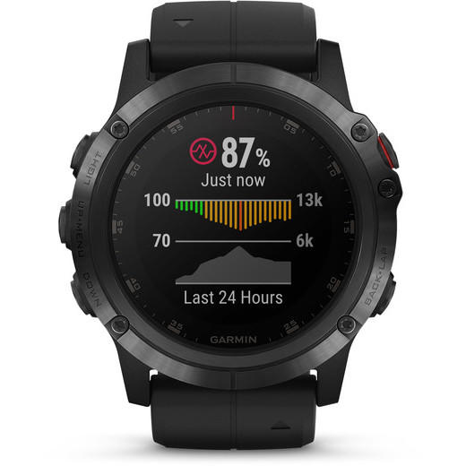 GARMIN CEAS FENIX 5X PLUS SAPPHIRE BLACK