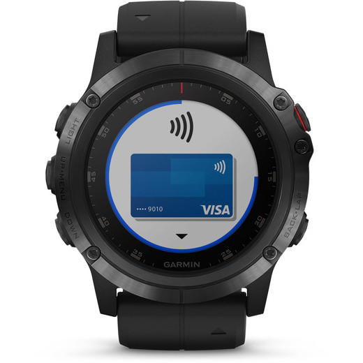 GARMIN CEAS FENIX 5X PLUS SAPPHIRE BLACK